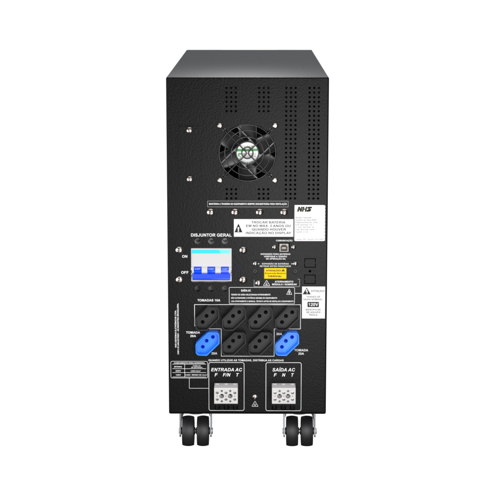 Nobreak NHS LASER SEN GII 4200VA - Vista 2