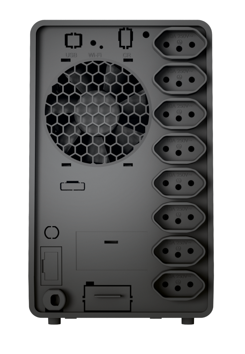 Nobreak SMS TECH 1400 VA - Vista Lateral