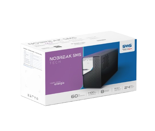 Nobreak SMS TECH 1400 VA - Caixa